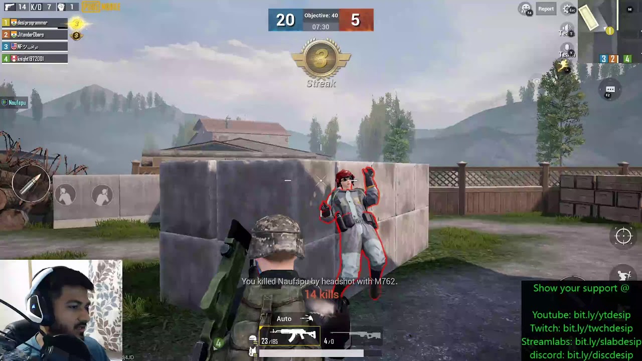 desiprogrammer | PUBG Mobile live stream