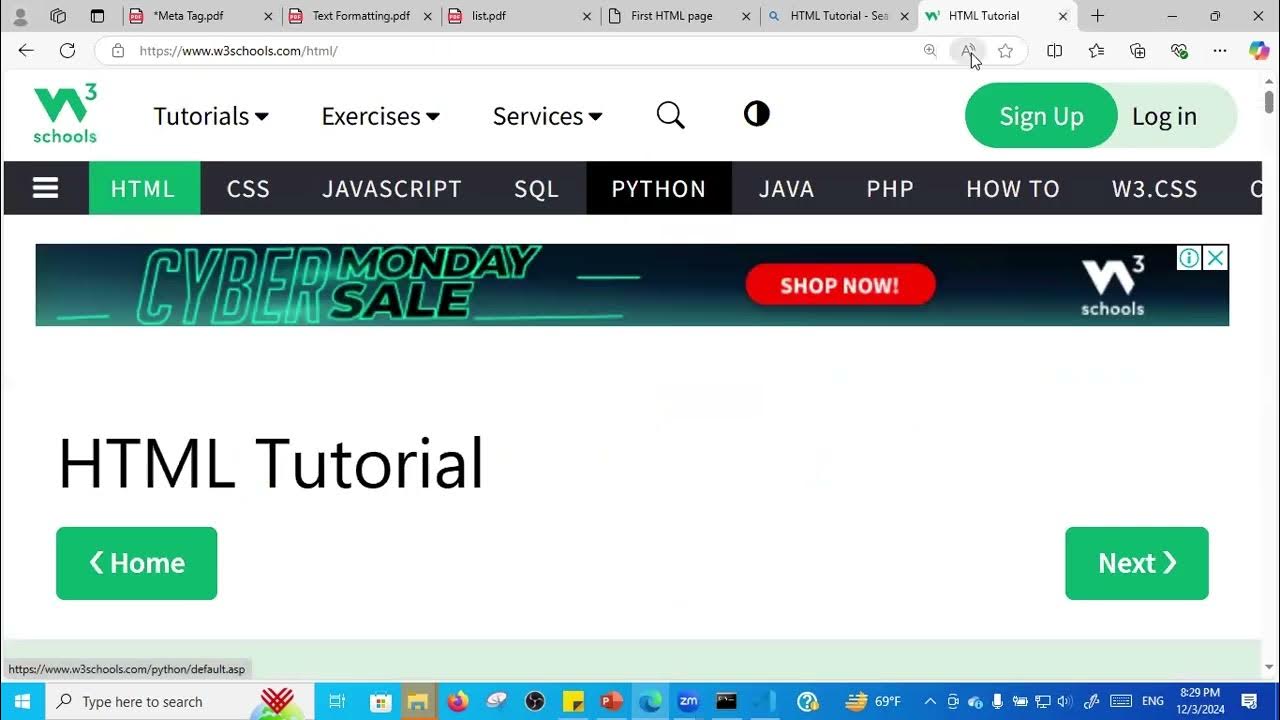 HTML Basics Getting Started with Web Design Class 01 | Part 02 - YouTube