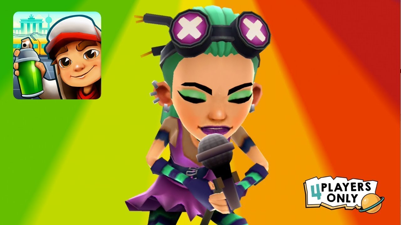 Subway Surfers Berlin com a rockeira Nina 