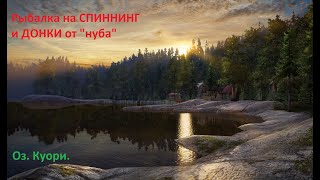 Русская рыбалка 4.  Рыбалка на оз. Куори. Рыбалка на спиннинг. Рыбалка на донки. РР4. RF4. СТРИМ.