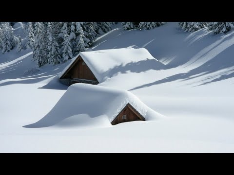 Видео: ДЕРЕВНЮ ЗАСЫПАЕТ СНЕГОМ! ЖИТЕЛЯМ НЕ ВЫБРАТЬСЯ!