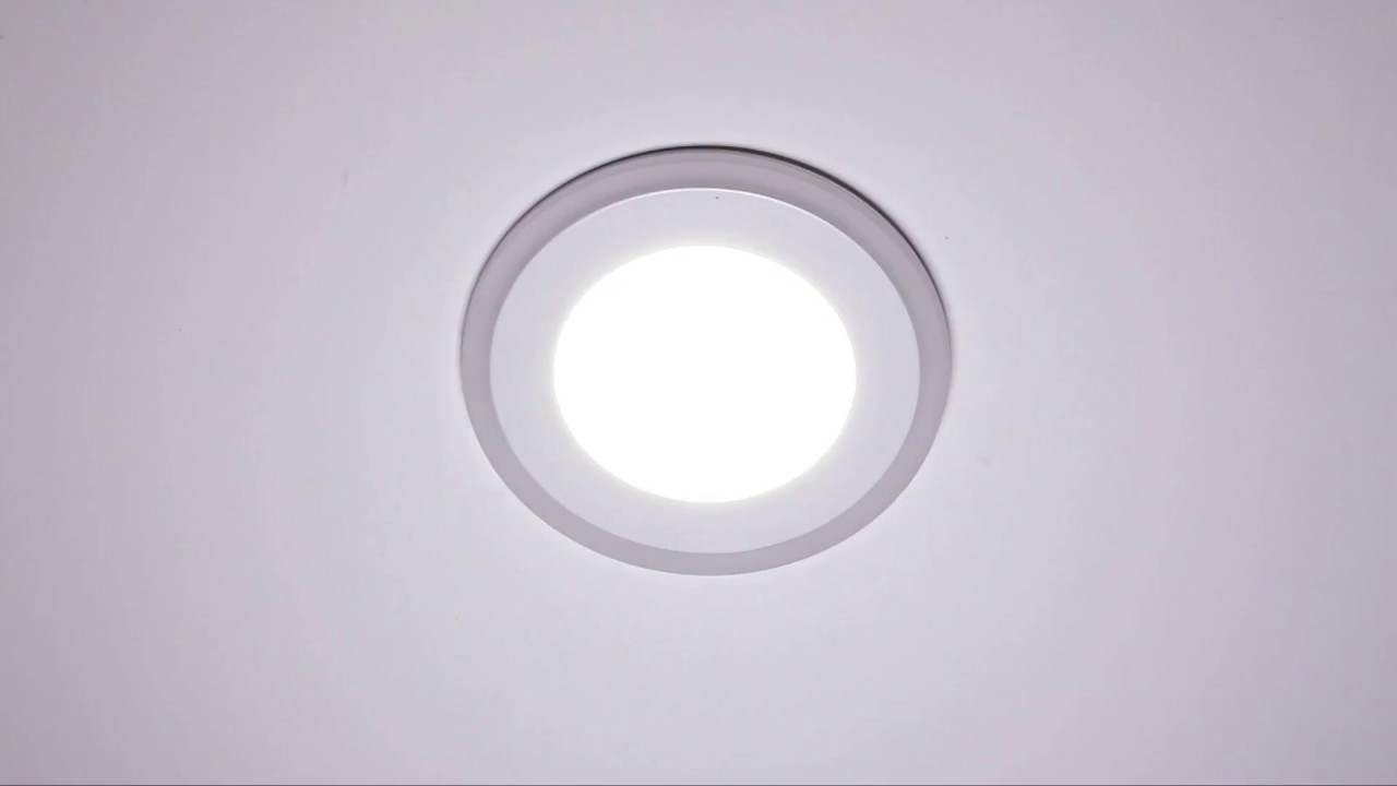 Faretto da incasso LED Ufo tondo bianco, foro incasso 14,5 cm luce bianco  naturale