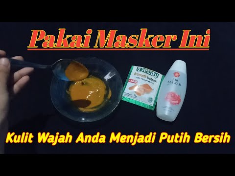 Masker Kunyit Bubuk Dan Air Mawar