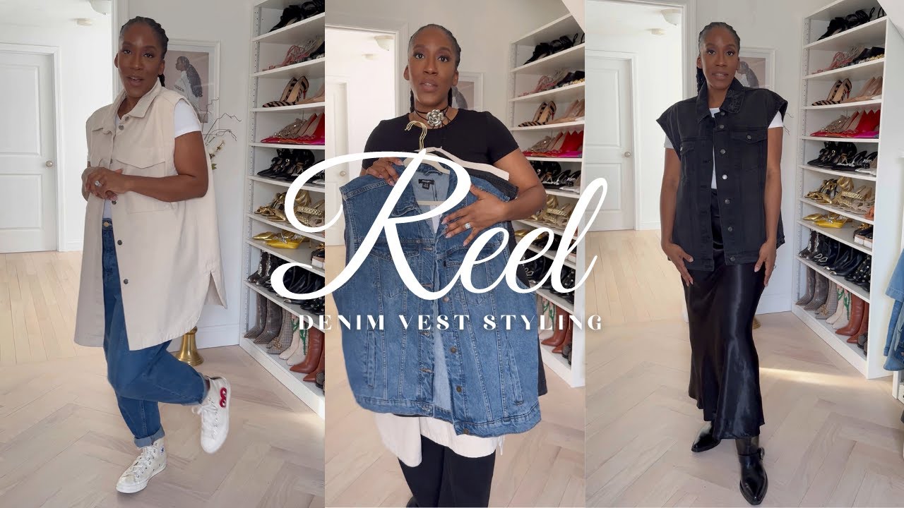 How to Style Denim Vests 3 Ways, Style Tips