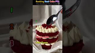 Ranking Best Cake 🍰#cake #ranking #bestcakeever #sweet #redvelvetcakemalayalam #shorts 
