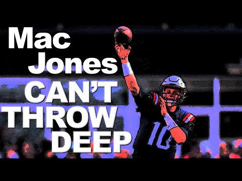 Mac Jones Can't Throw Deep