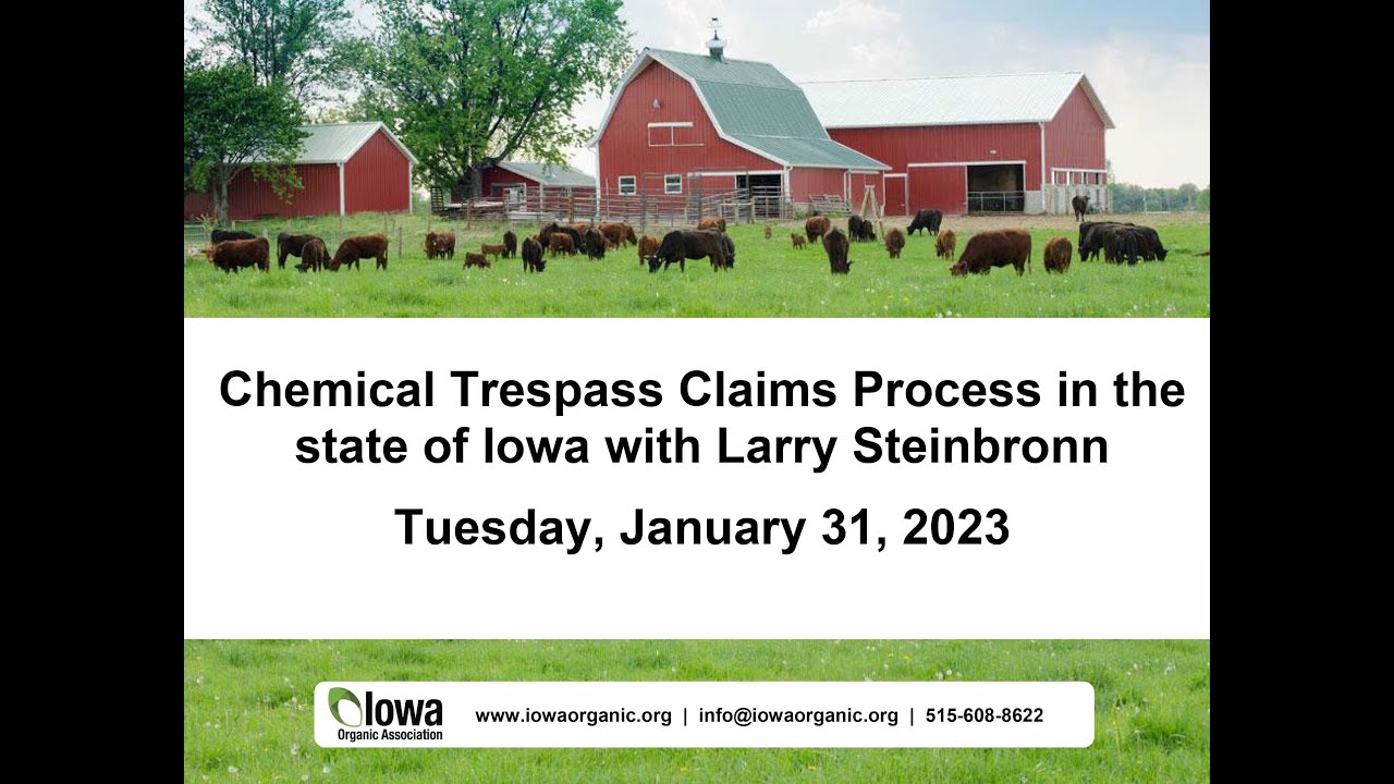 Chemical Trespass Claim Process with Larry Steinbronn