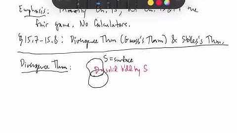 4-23-2021 Lecture - The Divergence (Gauss