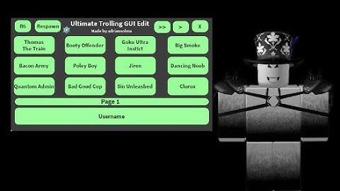 Roblox Utg Edit Script Showcase