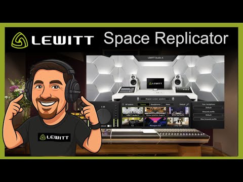 Je mix dans un gros studio: LEWITT Space Replicator