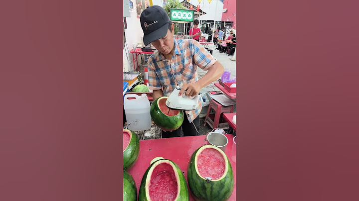 ไอเดียดีแปลกใหม่ไม่เหมือนใคร #สร้างอาชีพ #น้ำแตงโม #แตงโม #น้ำผลไม้ #streetfood #food #foodie #fyp
