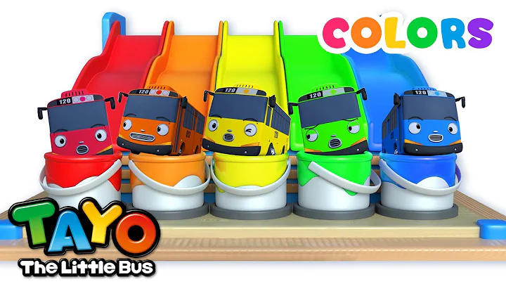 Learn Colors with Tayo! 🎨 | 60min Color Songs for Kids | Tayo Songs for Children