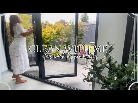 CLEAN WITH ME AFTER WORK | KITCHEN & DINER SPEED CLEANING | CLEANING MOTIVATION | JUNE 2023