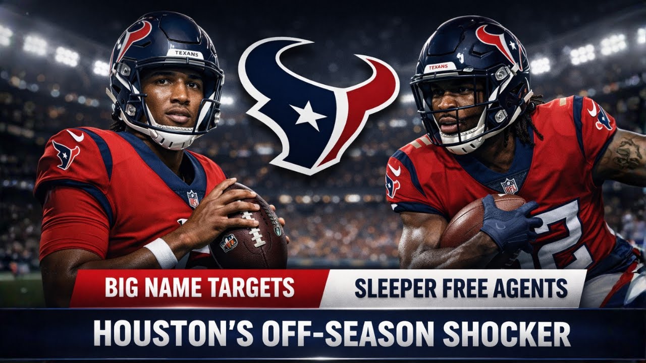 C.J. STROUD’S NEW WEAPON? 🚨 Texans Shocking Free Agent Targets REVEALED!