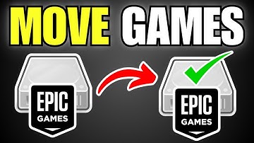 How To Move Epic Games to Another Drive (Windows 11)