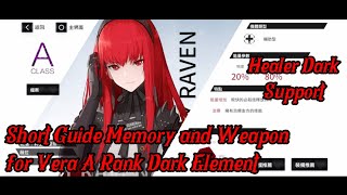 PUNISHING GRAY RAVEN - Short Guide Memory and Weapon for Vera A Rank Dark Element Healer Type screenshot 5