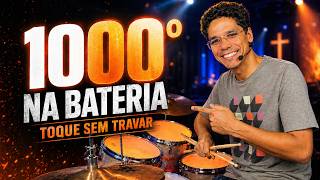 Como tocar Mil Graus na Bateria | Renascer Praise