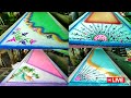 🔴LIVE : beautiful fabric painting on spray dying | simple spray painting...