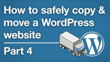 How to copy & move a WordPress site - Example scenario description - Part 4