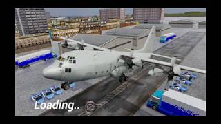 US Police Transporter Plane Simulator by Dolphin GAmes - Gameplay screenshot 2