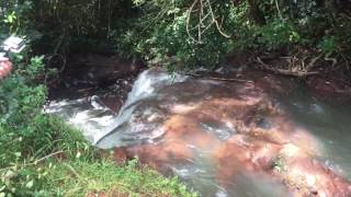 Secret Double Waterfall in Oahu