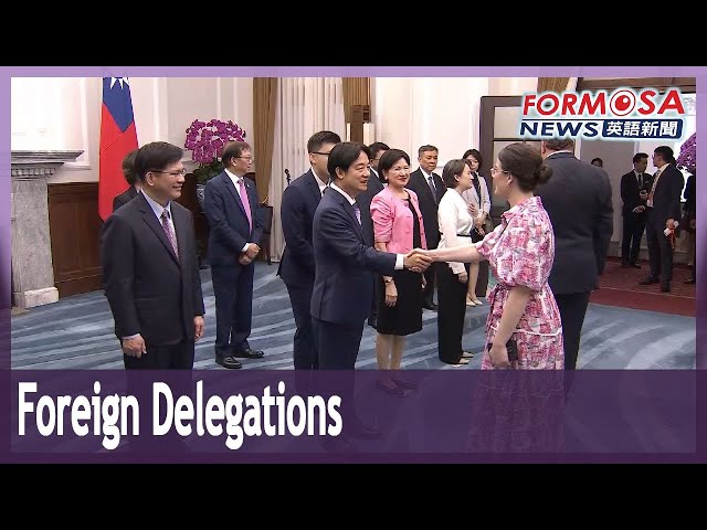 51 foreign delegations attend Lai’s inauguration ceremony｜Taiwan News