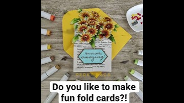 Cascading fun fold card