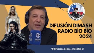 Compilación 5 días de difusión en Radio Bío Bío de Dimash Qudaibergen | Equipo Difusión Dears Chile