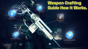 Weapon Crafting Guide How To Unlock Weapon Patterns For The Exotic Glaive Quest - Destiny 2