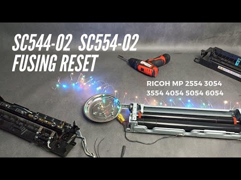 Как исправить ошибку Fuser Ricoh MP2554 MP3054 Fuser SC544-02, сброс SC554-02 РОССИЯ