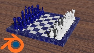 Making a chess on Blender