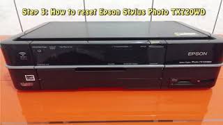 Reset Epson Stylus Photo TX720WD Waste Ink Pad Counter