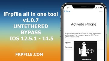 Jailbreak & Untethered Bypass iCloud iOS 14.4 - 14.5