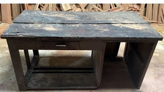 Wood Table Restoration: Bringing Back the Beauty of Your Wooden Computer Desk  Woodworking Fix