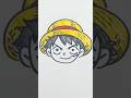 簡単なルフィの描き方！ How to draw Luffy! #onepiece