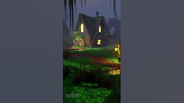 3D Swamp Scene made in Blender