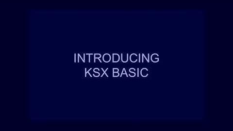 KSX Basic promo 1