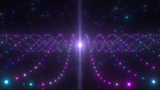 Beautiful Sparkle Particle Waves Floating Gently In Deep Outer Space 4K Moving Wallpaper Background