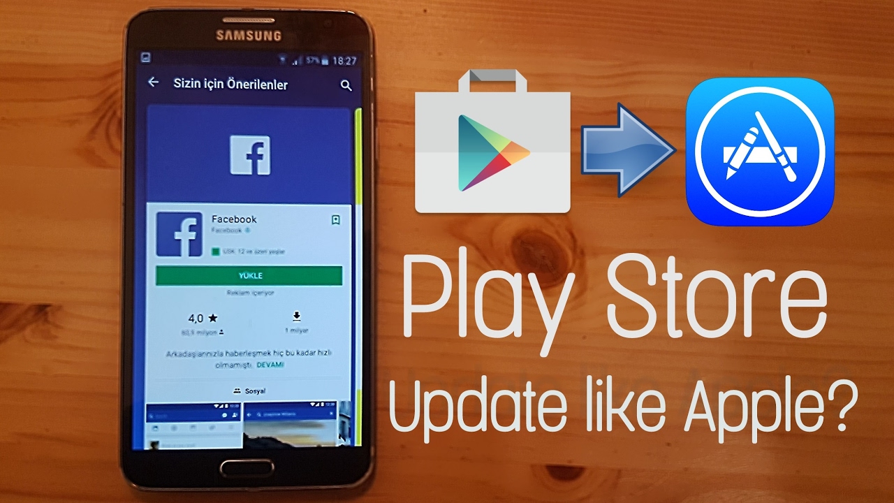 Play Store 2018 Update Play store copies Apple App store