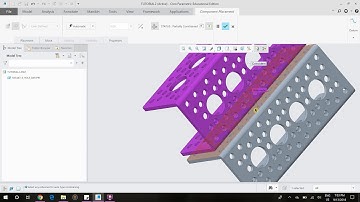 PTC Creo 5.0 Constraints - Distance Tutorial