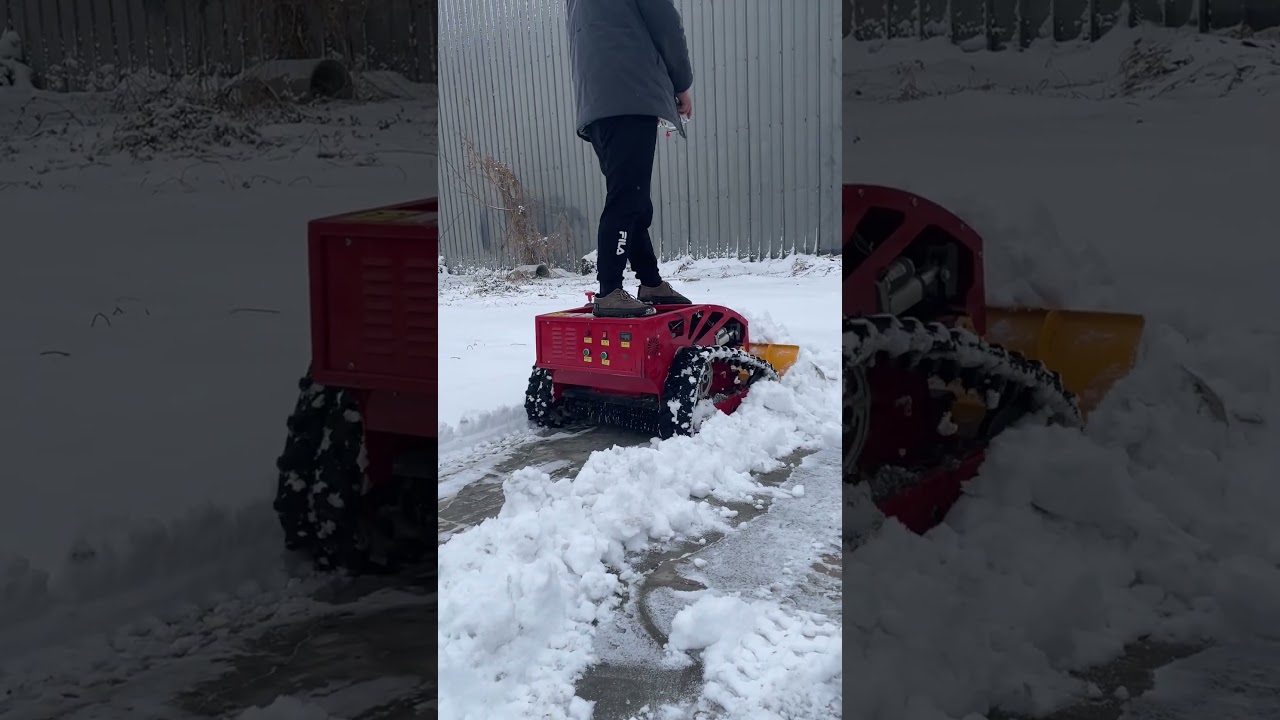 800MM Cutting Width Remote cordless lawn mower Lawn Mower 550 Crowler 