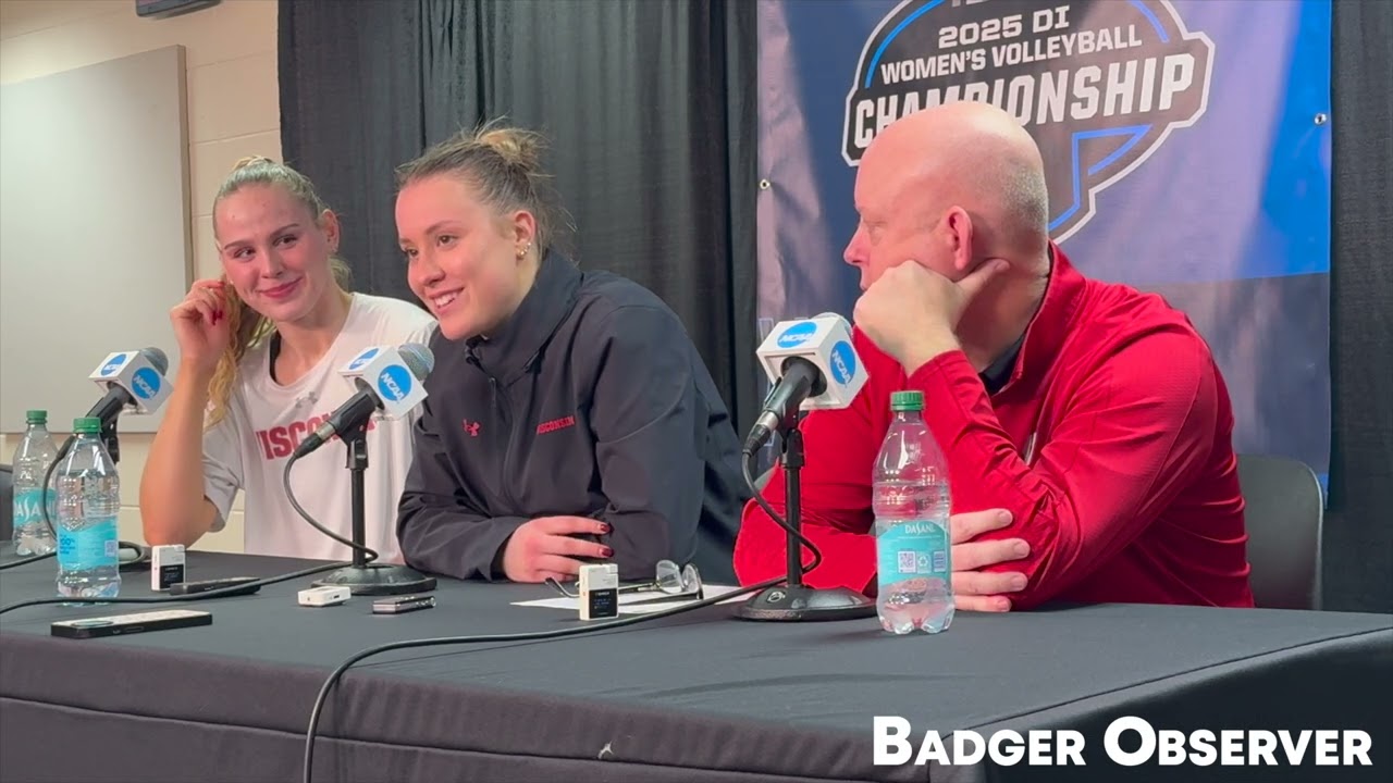NCAA Tournament 2025: Wisconsin volleyball postmatch availability
