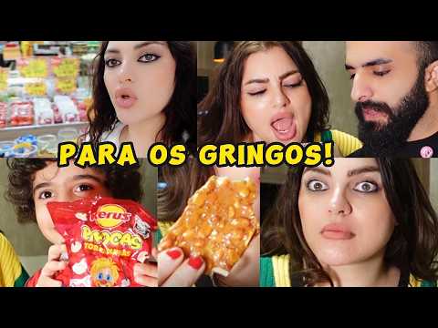 FOREIGNERS TRYING BRAZILIAN CANDY FOR THE 1ST TIME! 🇧🇷😱