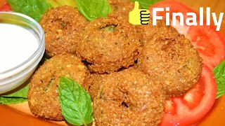 Falafel Recipe That Every Body Need Crunchy Falafel Recipe Secret At Home