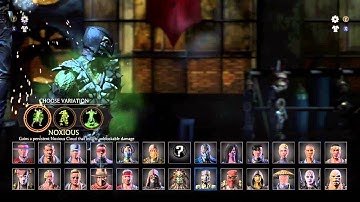 Mortal Kombat X - ALL Characters & Variations