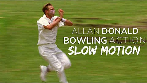 Allan Donald Bowling Action Slow-Motion
