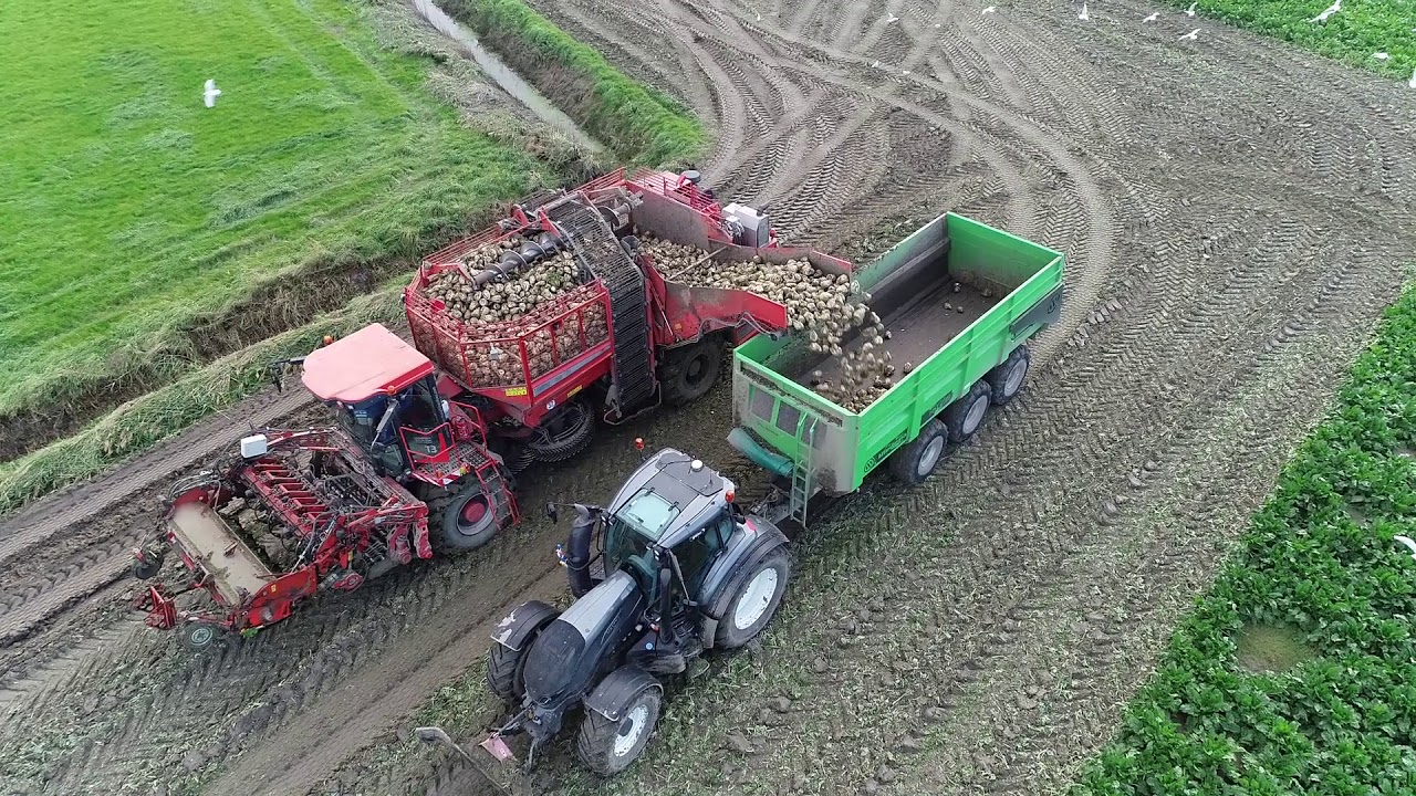 Bietenoogst met Jensma Agro en Loonbedrijf A.G. de vries