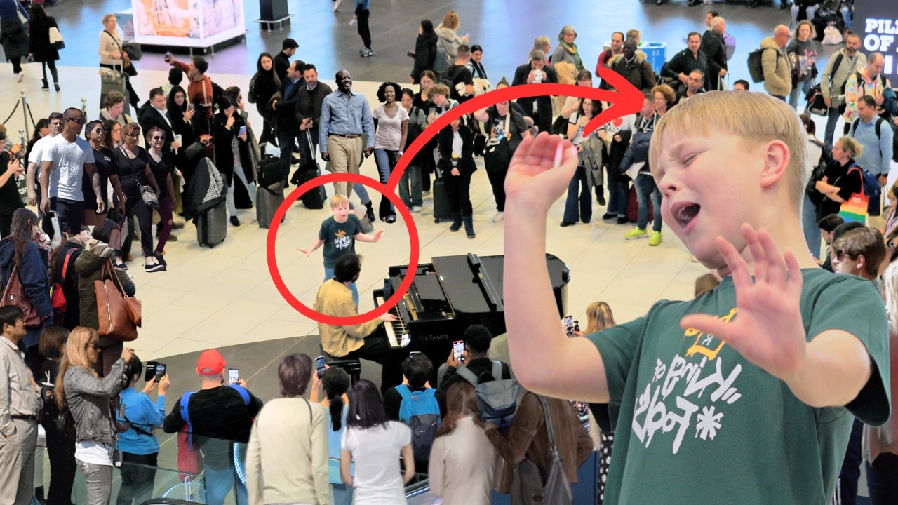 Kid sings Take Me To Church and SHOCKS the whole airport 😍 (with @bjarne.official) Kid sings Take Me To Church and SHOCKS the whole airport 😍 (with @bjarne.official)