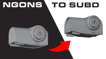 NGONS to SUBD - Hard Surface Modeling Tutorial!
