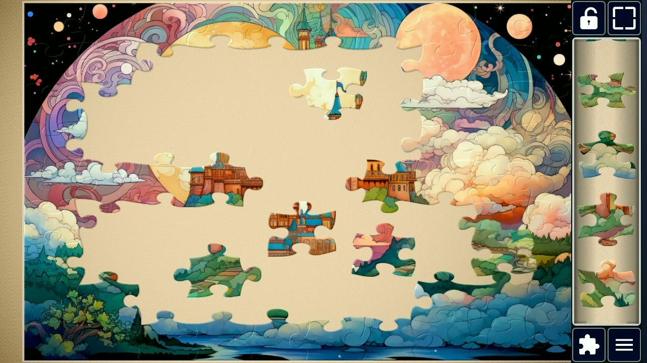 *Mystic Castle on Dreamy Hill* 🎨✨ 